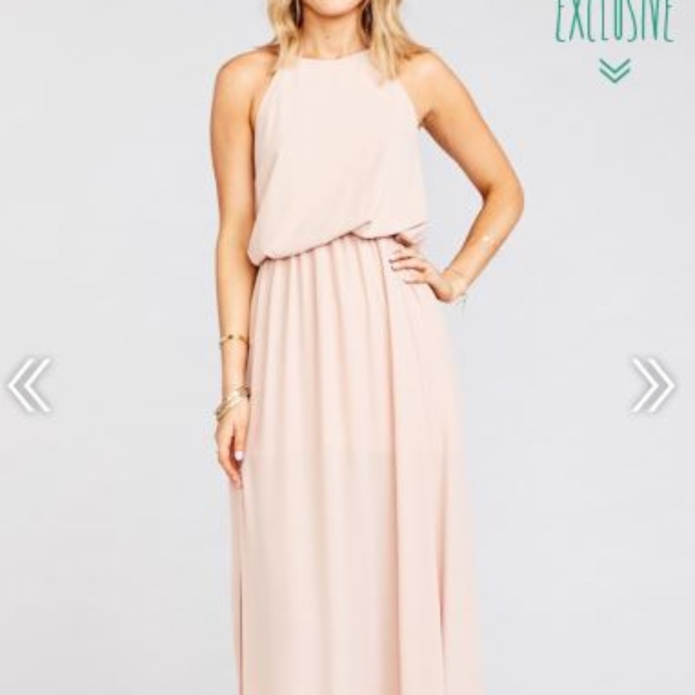 Show Me Your Mumu Heather Halter Dress Sz. S